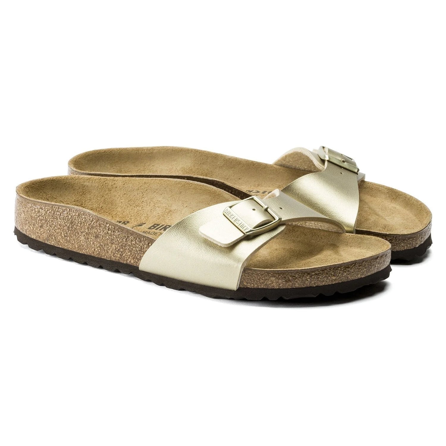 Birkenstock Unisex Madrid Birko-Flor Narrow Gold