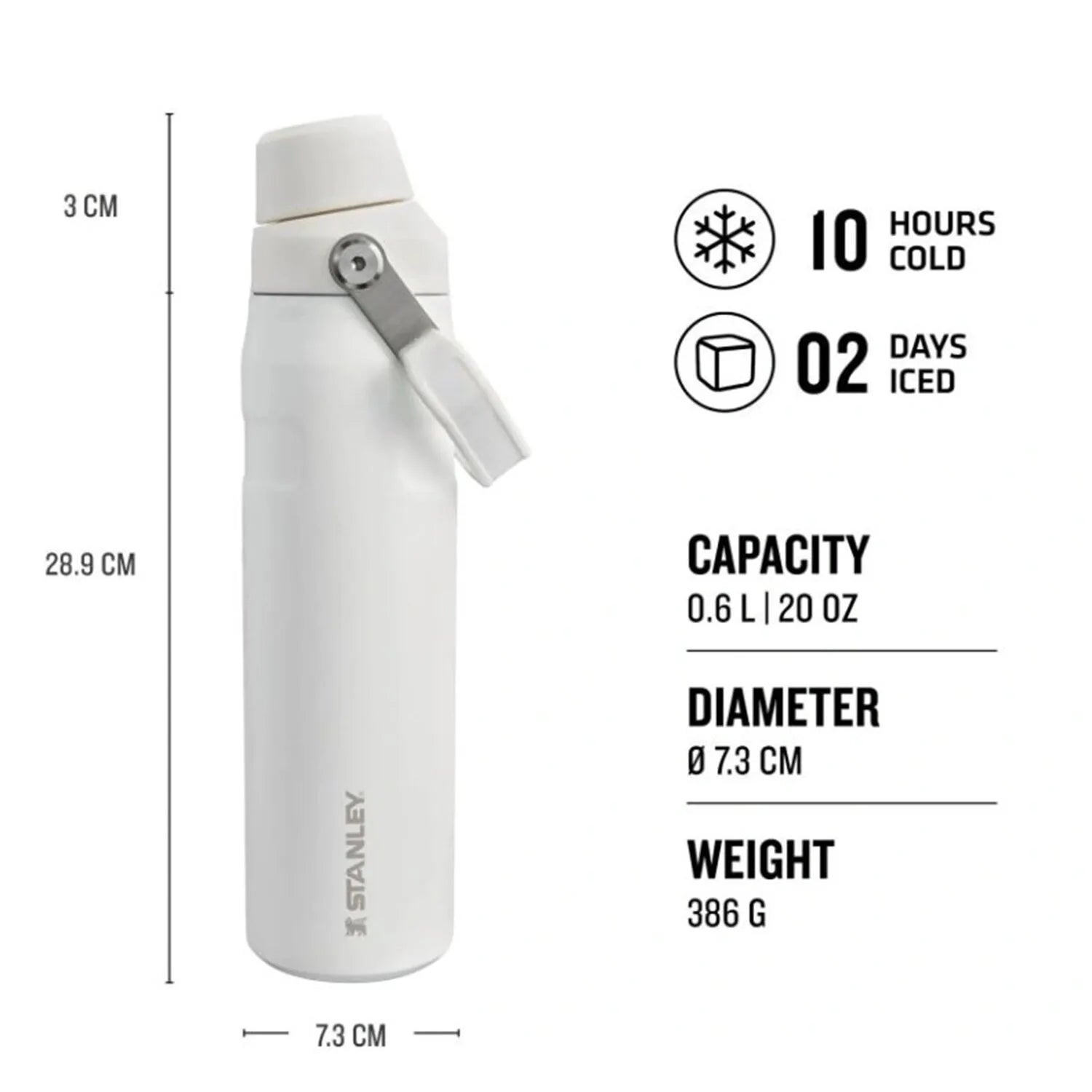 Stanley The Aerolight Iceflow Water Bottle Azure