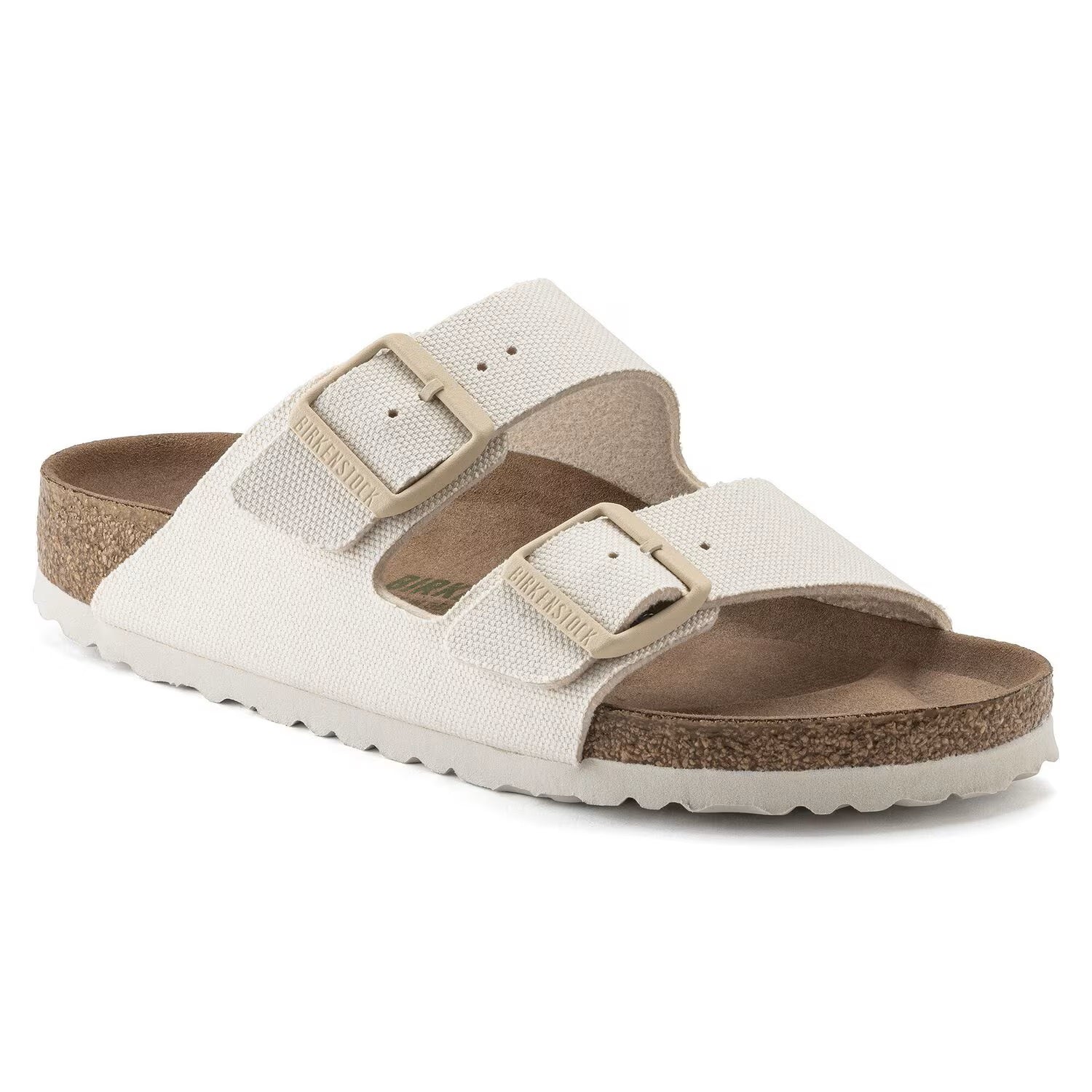 Birkenstock Arizona Vegan Textile Narrow Eggshell