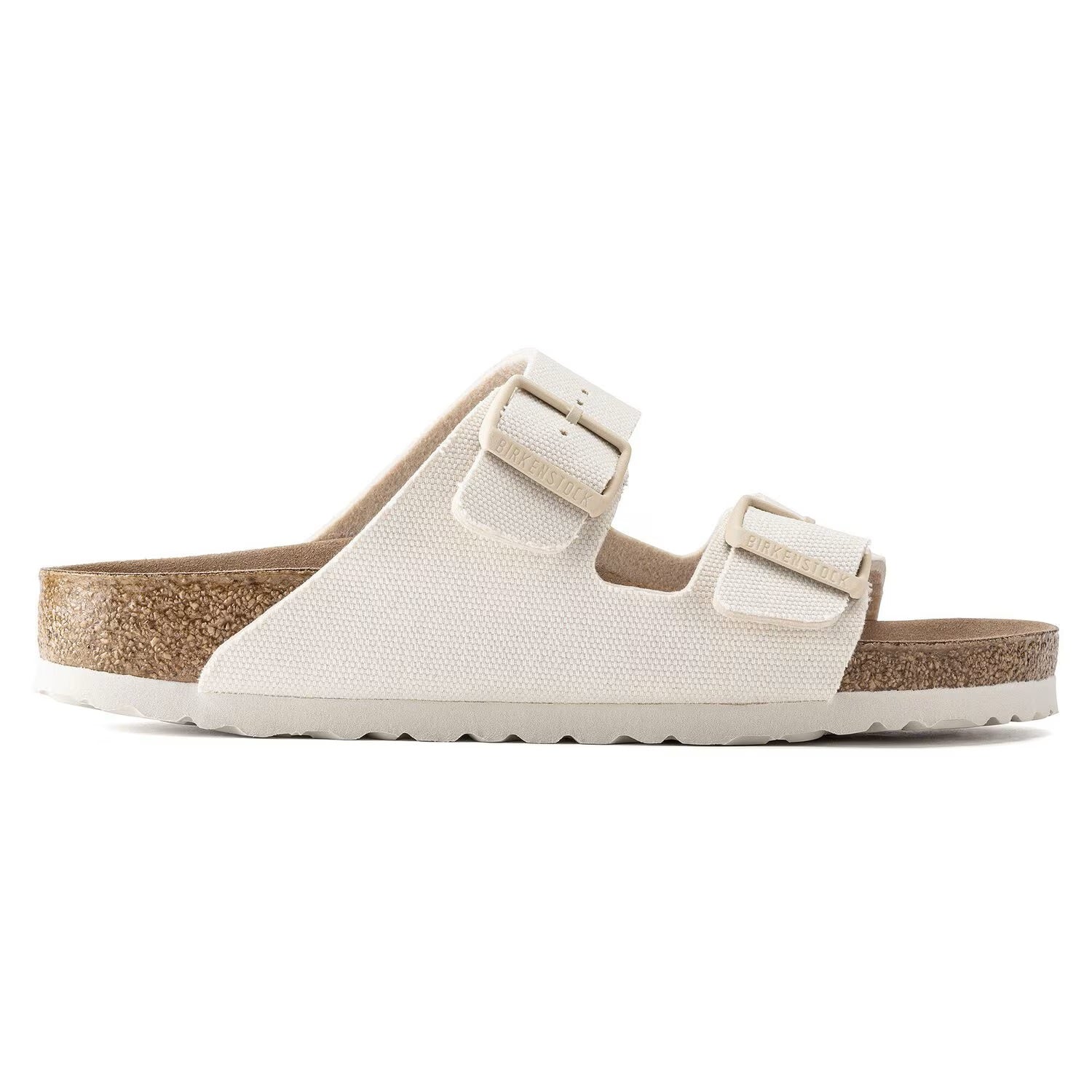 Birkenstock Arizona Vegan Textile Narrow Eggshell