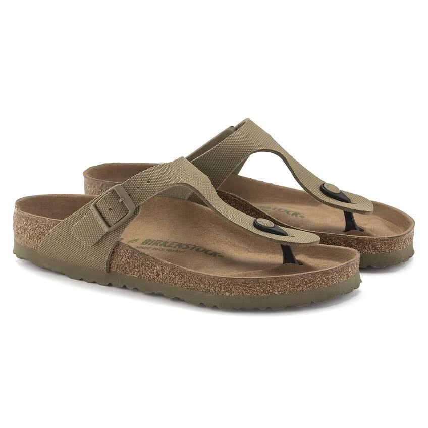 Birkenstock Unisex Gizeh Regular Faded Khaki