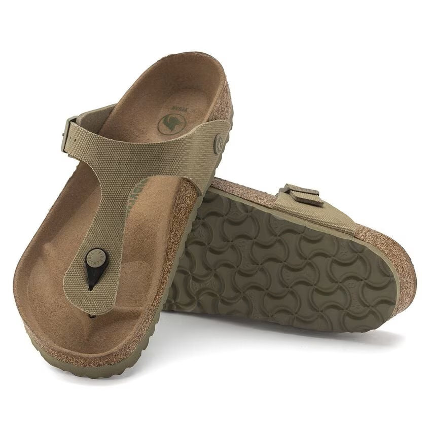 Birkenstock Unisex Gizeh Regular Faded Khaki