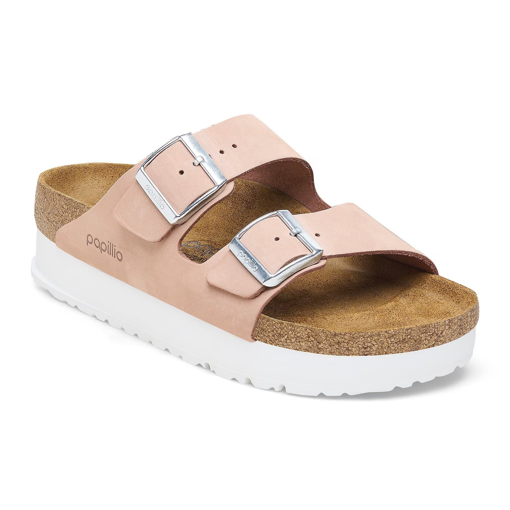 Birkenstock Arizona Platform Flex Nubuck Leather N