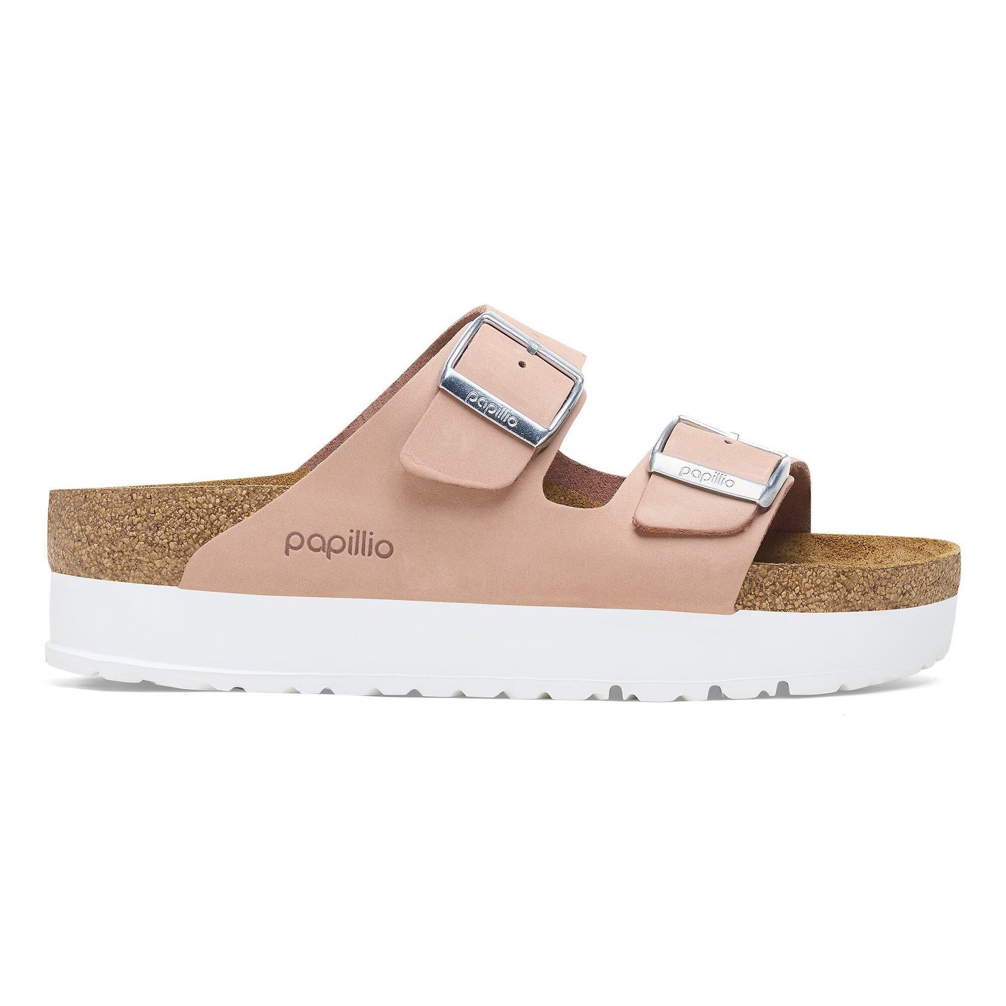 Birkenstock Arizona Platform Flex Nubuck Leather N