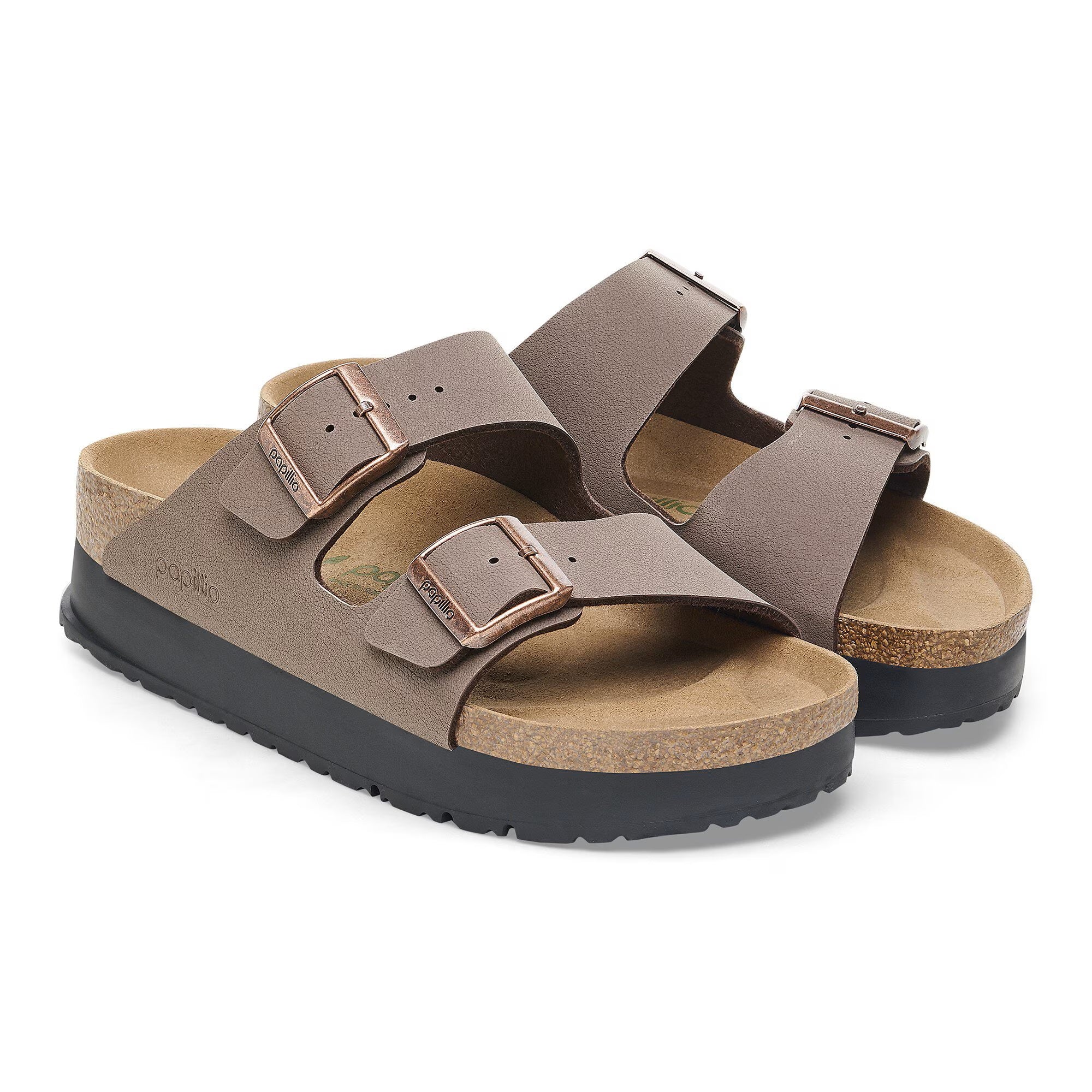 Birkenstock Arizona PAP Flex Platform Narrow Mocca