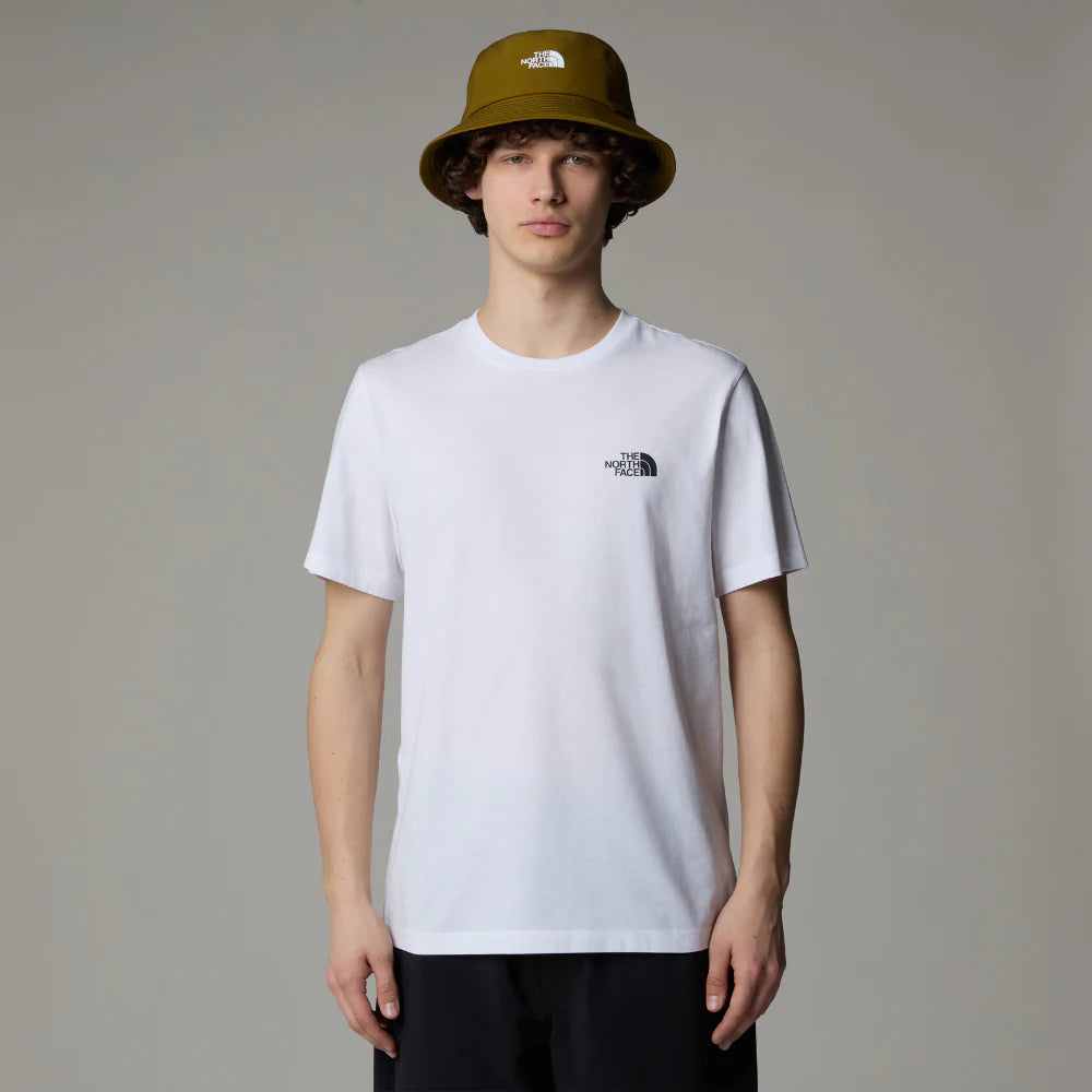 North Face Unisex Simple Dome Ss Tee White