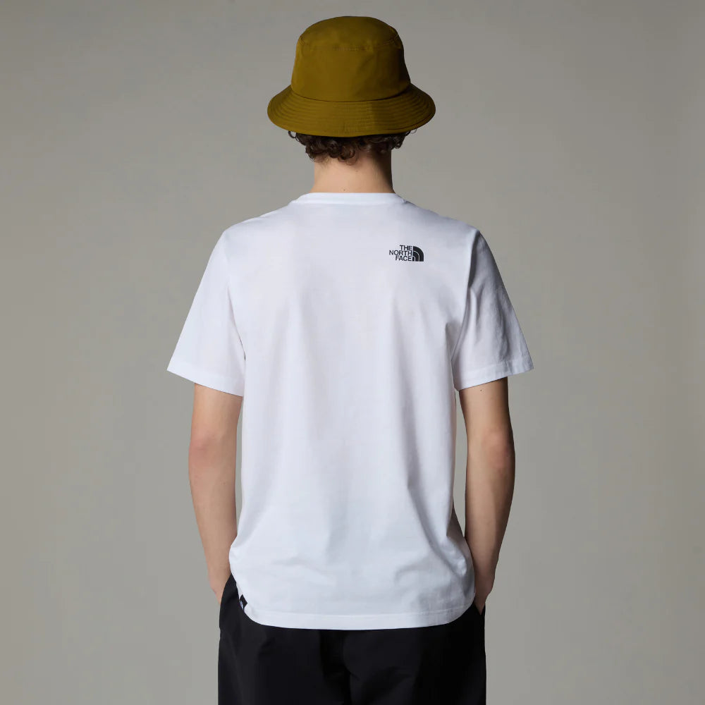 North Face Unisex Simple Dome Ss Tee White