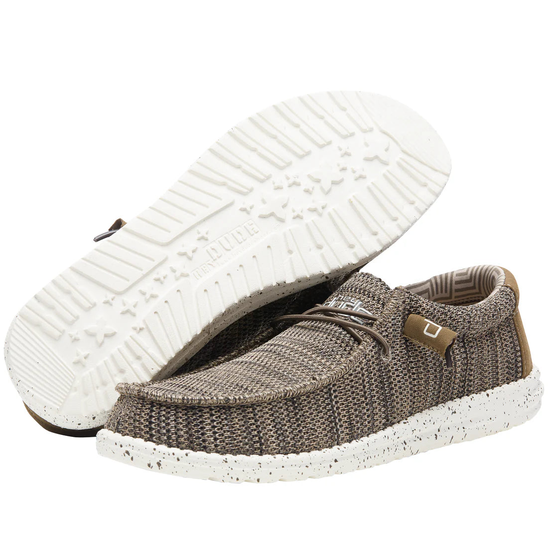 Hey Dude Mens Wally Sox Brown