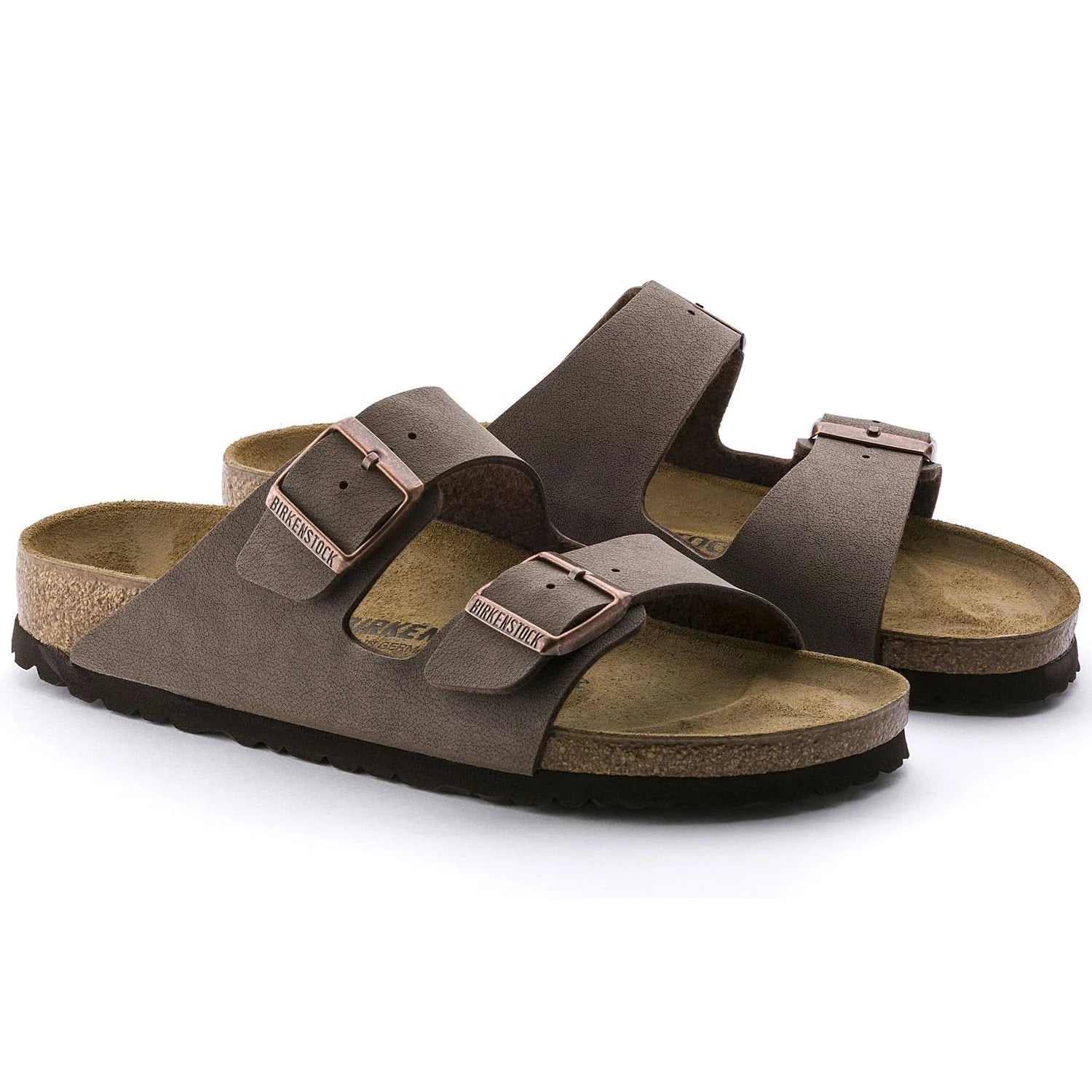 Birkenstock Unisex Arizona Birkibuc Regular Mocca