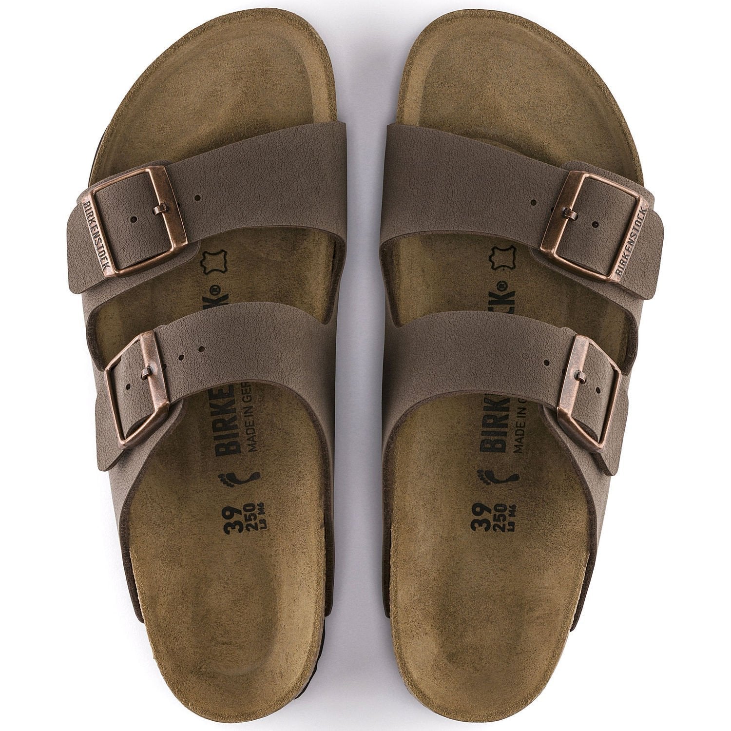 Birkenstock Unisex Arizona Birkibuc Regular Mocca