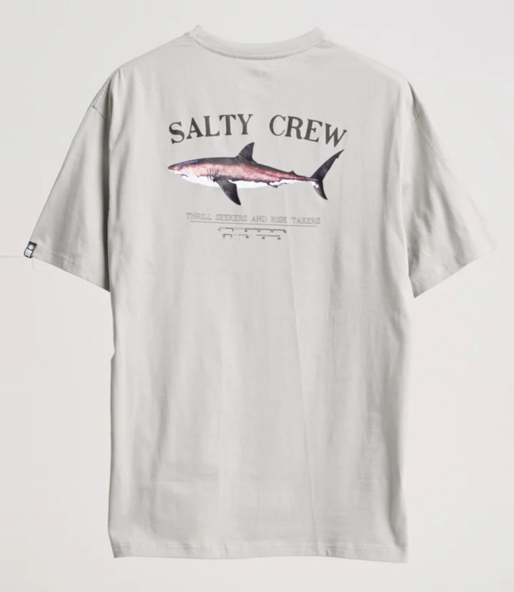 Salty Crew Mens Bruce Premium Ss Tee Stone Grey