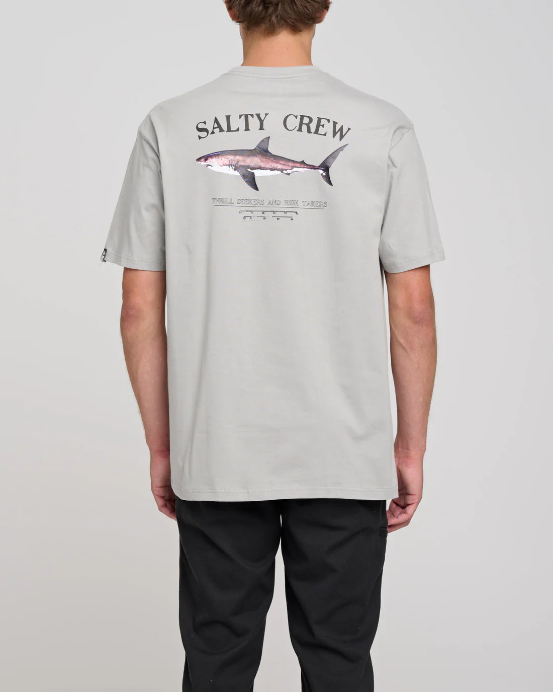 Salty Crew Mens Bruce Premium Ss Tee Stone Grey