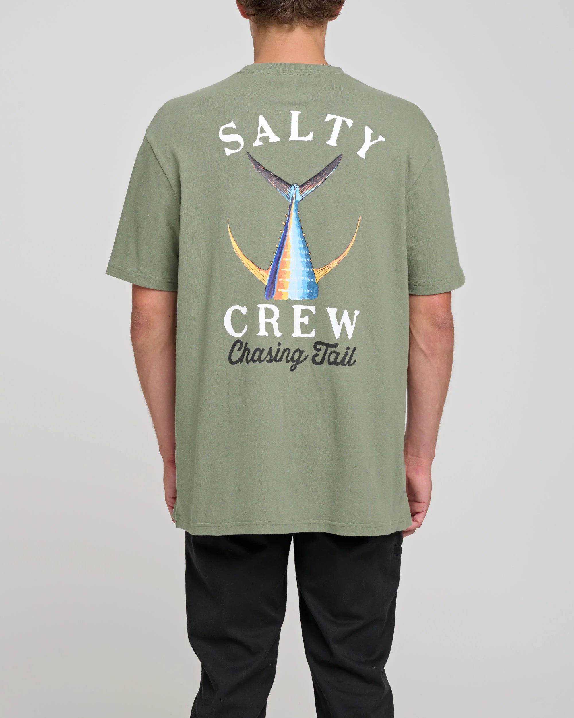 Salty Crew Mens Tailed Standard Ss Tee Olive