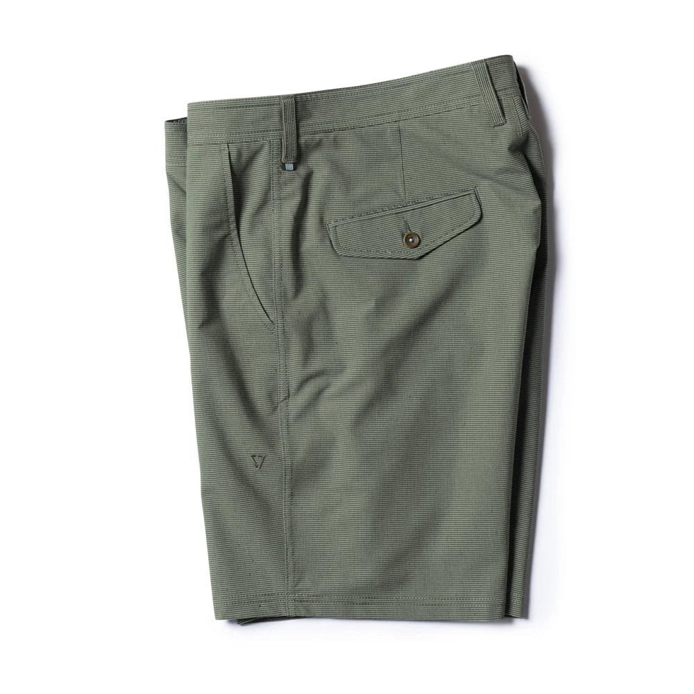 Vissla Mens Canyons Hybrid 18.5" Walkshort D/Olive