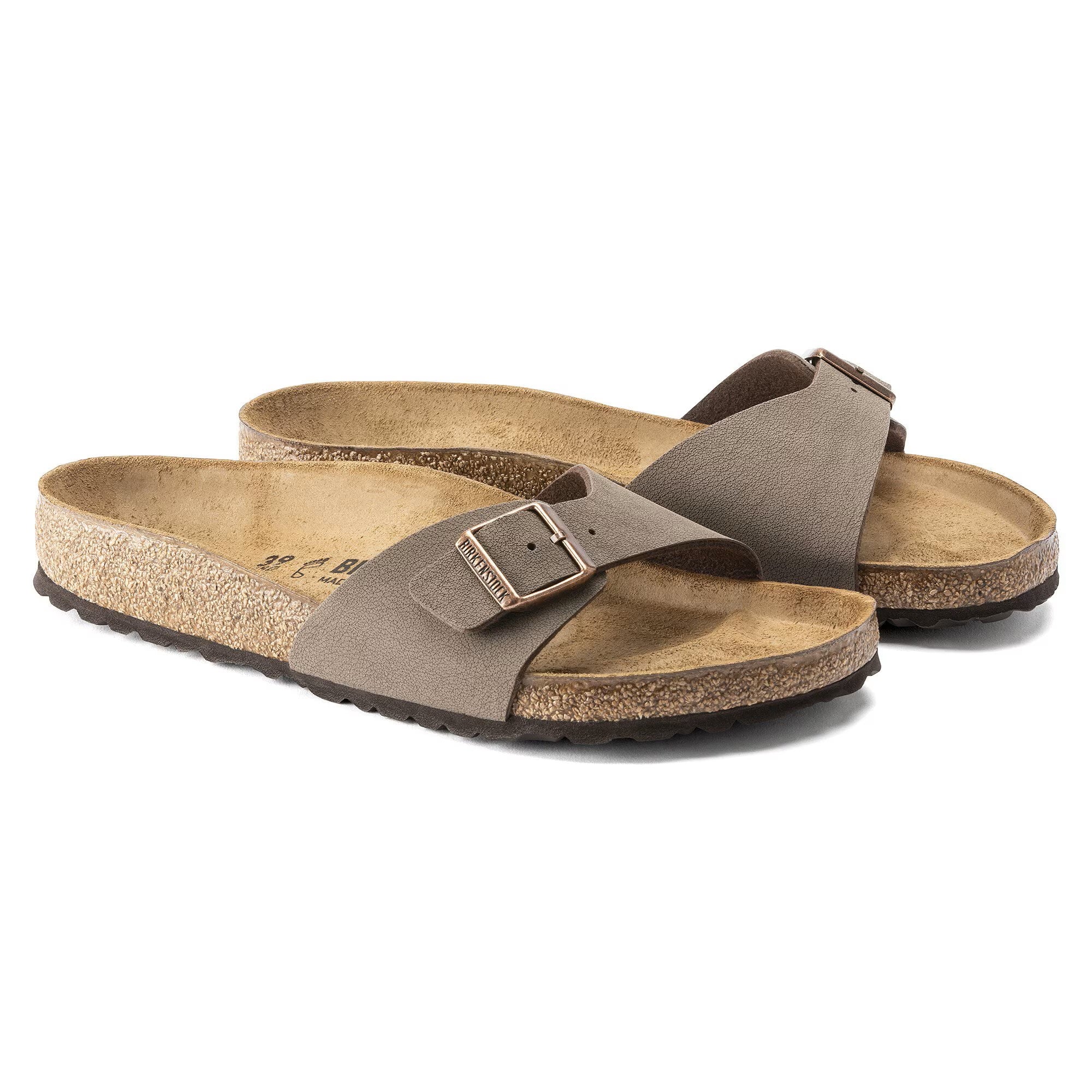 Birkenstock Madrid Birko-Flor Nubuck Regular Mocha