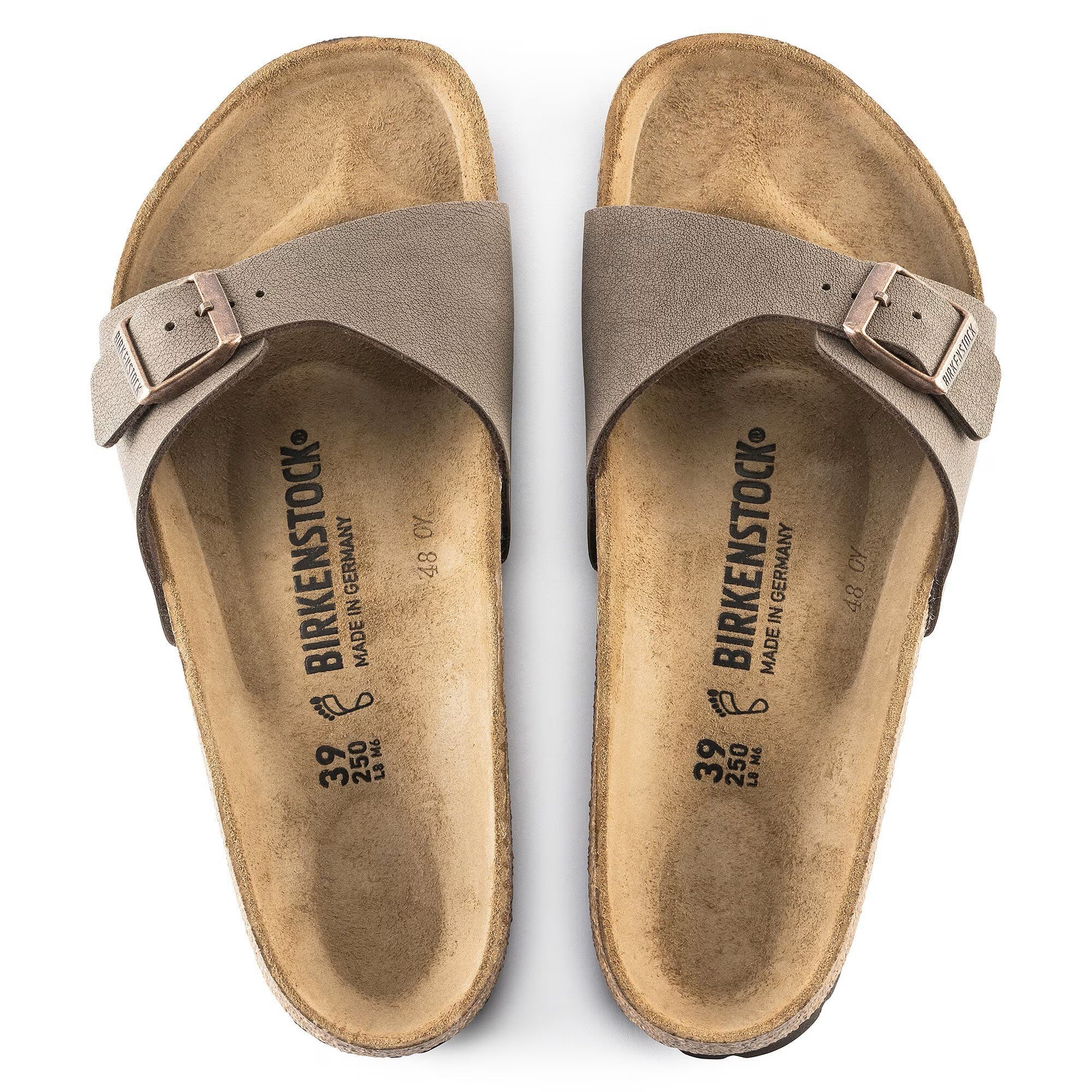 Birkenstock Madrid Birko-Flor Nubuck Regular Mocha