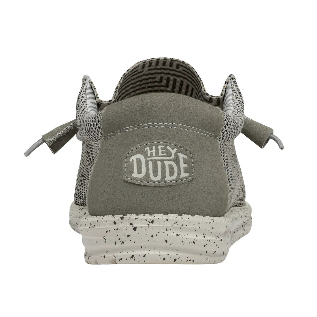 Hey Dude Mens Wally Sox Stitch Ash