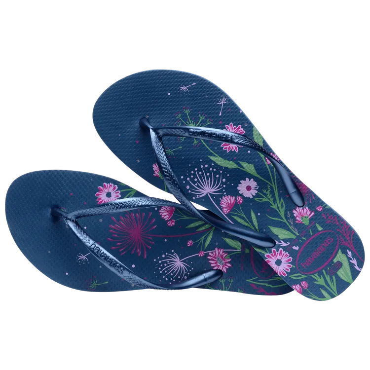 Havaianas Womens Slim Organic Comfy Blue