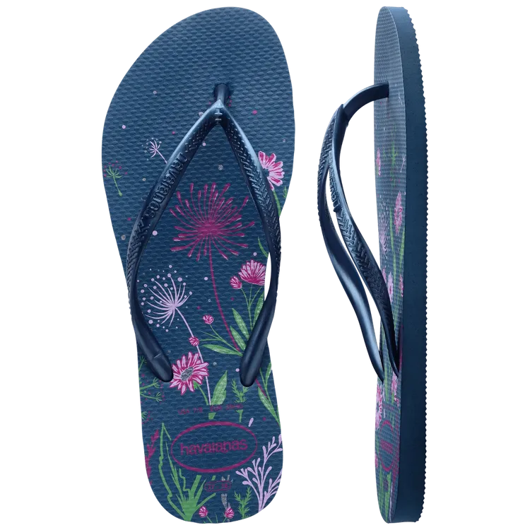 Havaianas Womens Slim Organic Comfy Blue