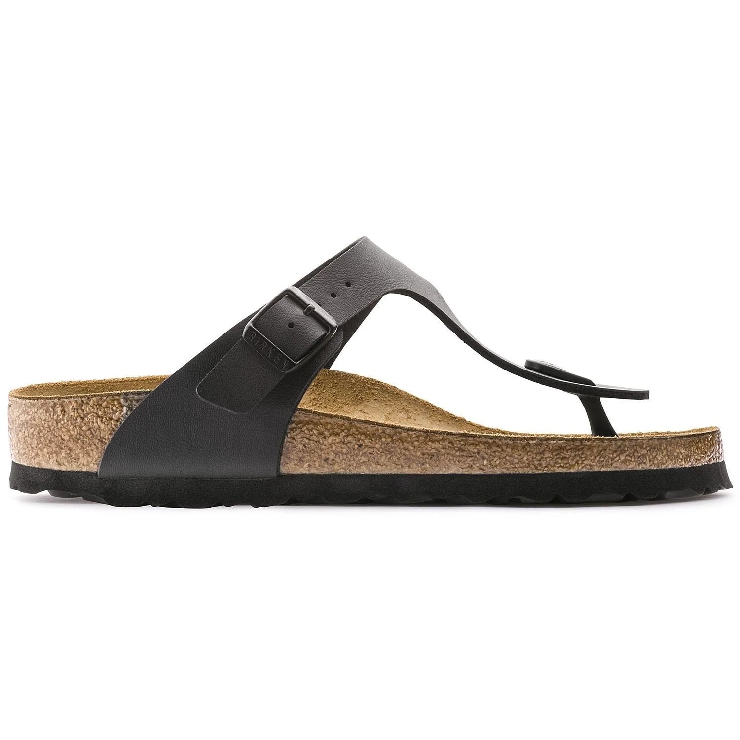 Birkenstock Unisex Gizeh Birko-Flor Narrow Black