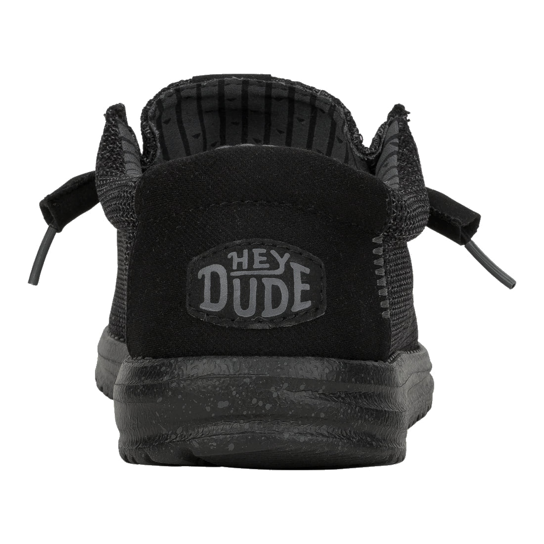 Hey Dude Mens Wally Stretch Sox Black Black