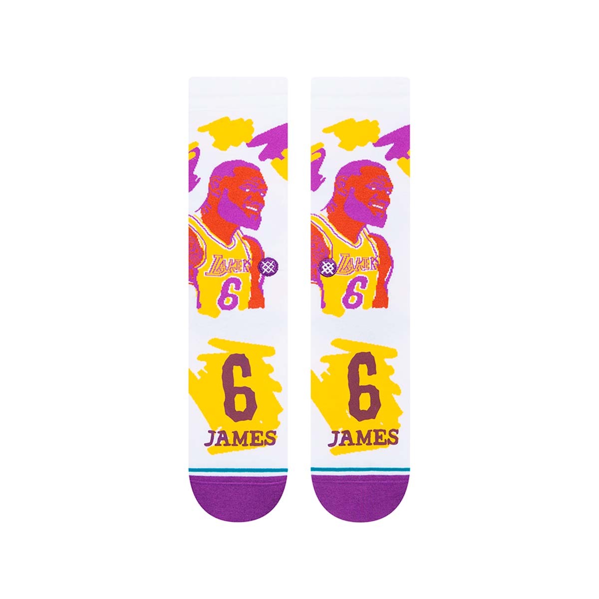 Stance Unisex Paint Lebron White