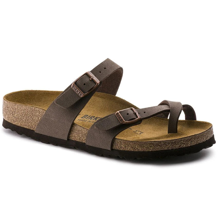 Birkenstock Unisex Mayari B-F Nubuck Narrow Mocha