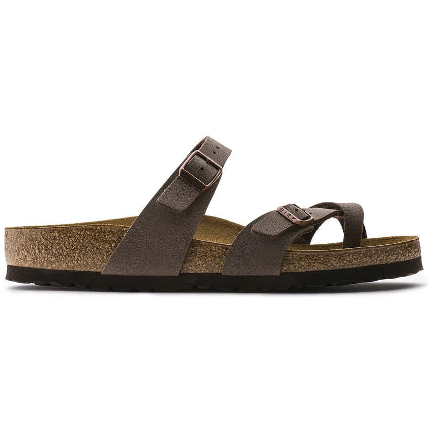 Birkenstock Unisex Mayari B-F Nubuck Narrow Mocha