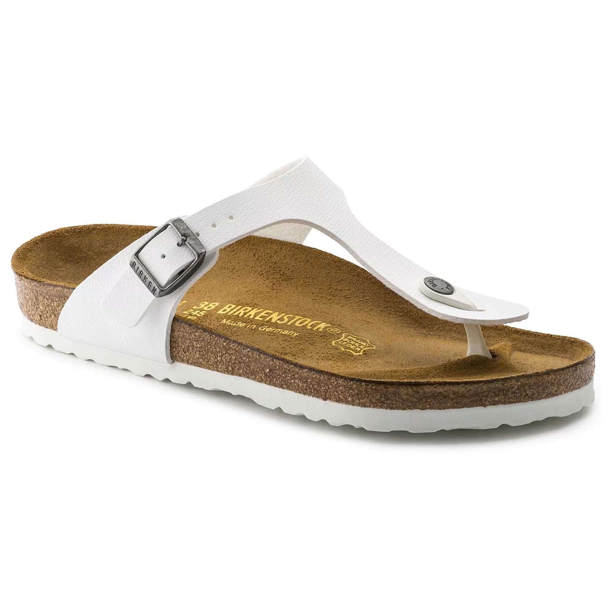 Birkenstock Gizeh Birko Flor Regular White