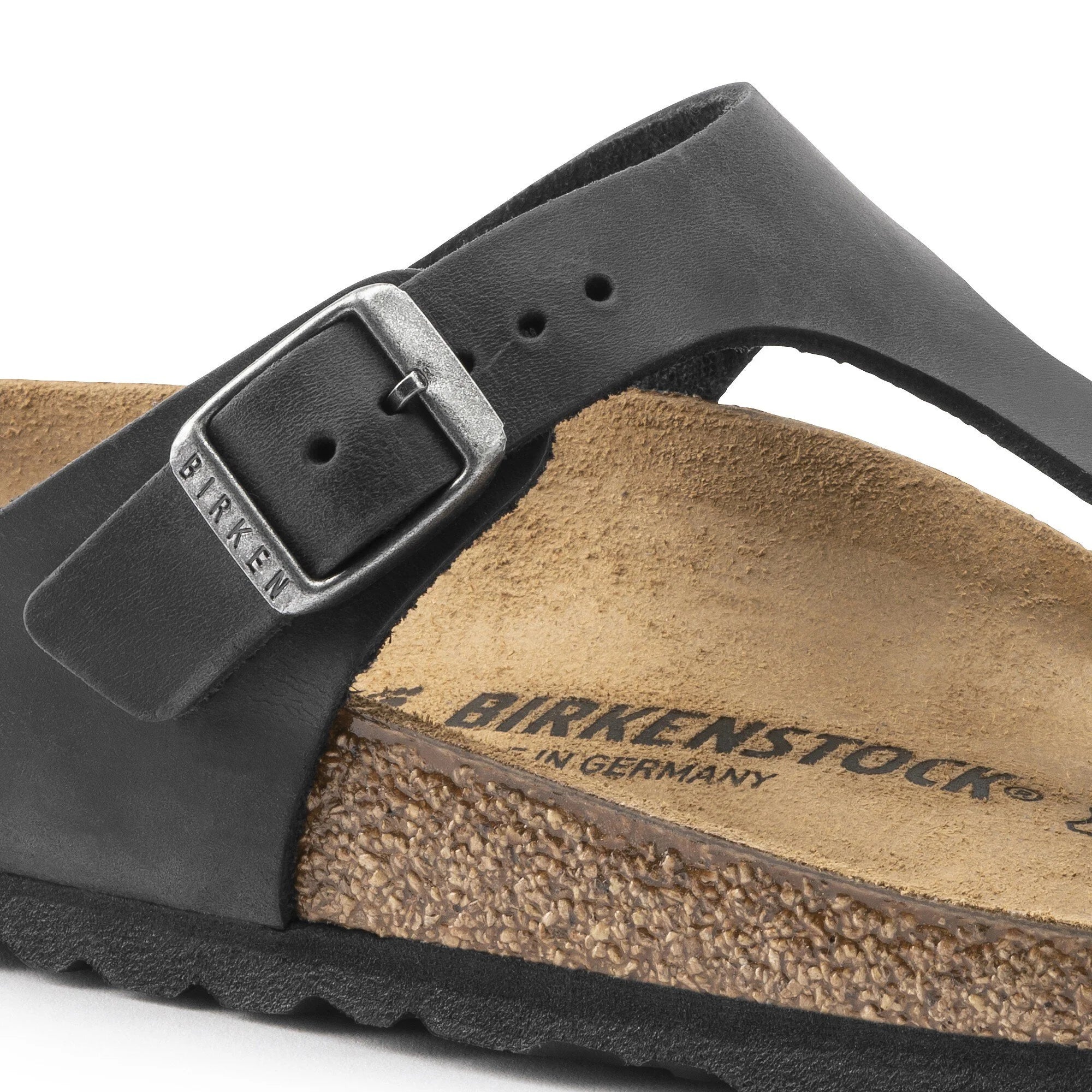 Birkenstock Unisex Oiled Leather Regular Black