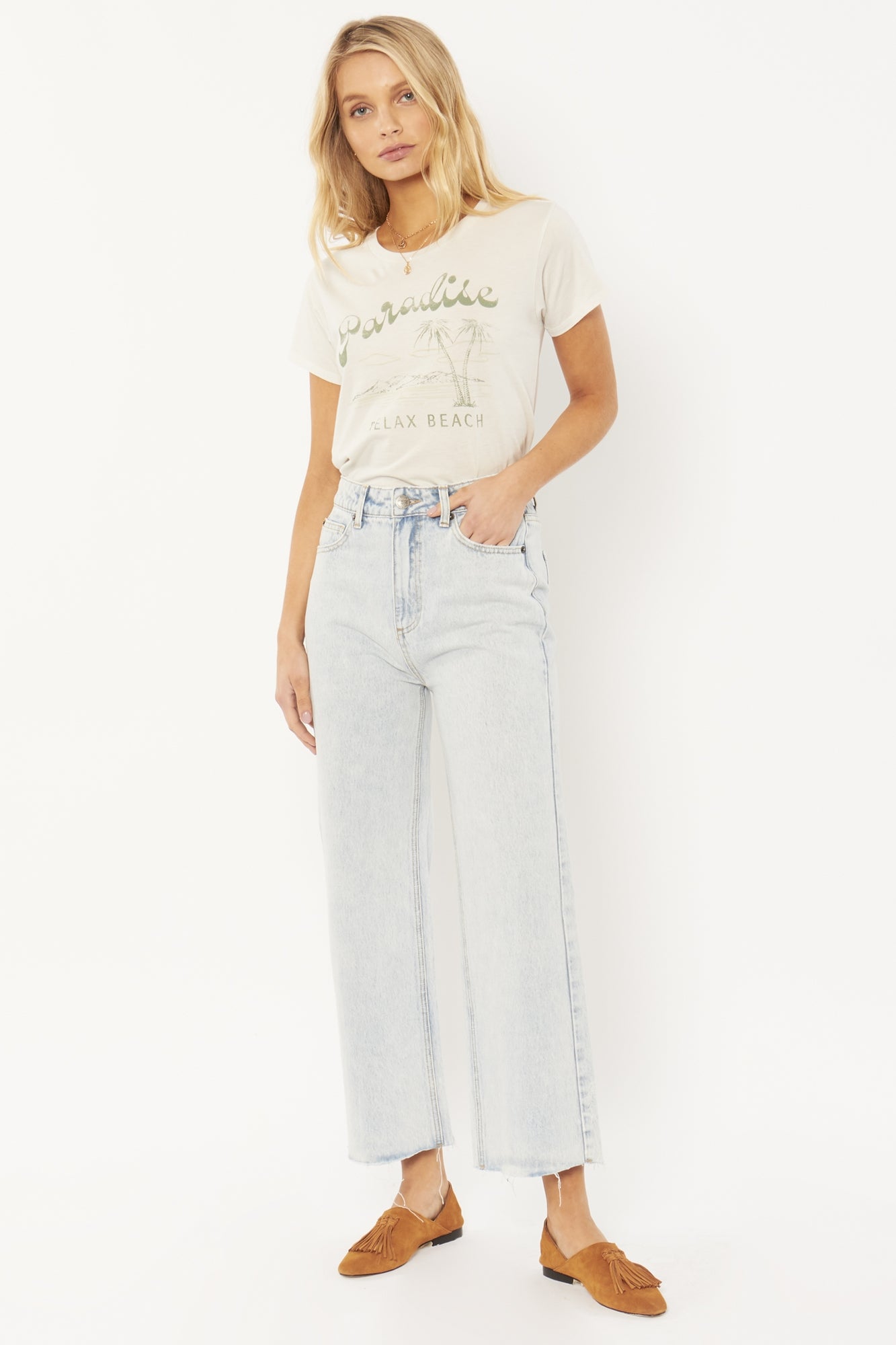 Amuse Gabi Crop Flare Pants