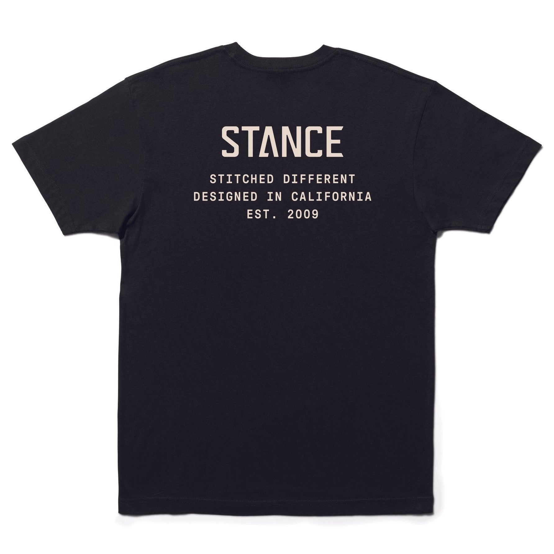 Stance Mens Established Ss Tee Black