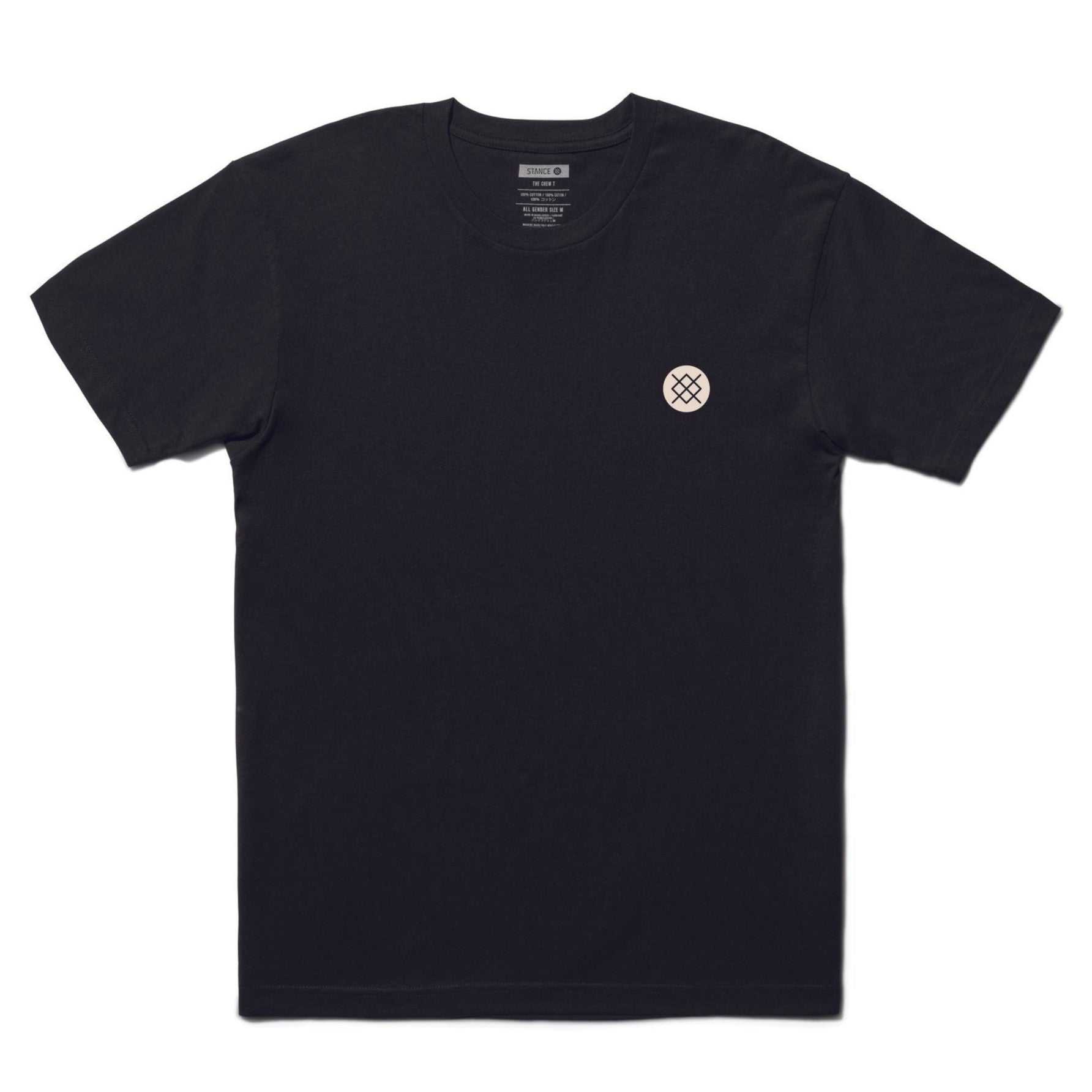 Stance Mens Established Ss Tee Black