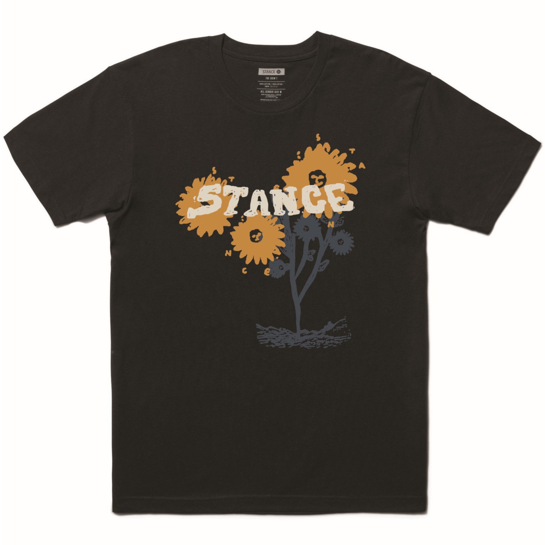 Stance Unisex Solarz Ss Tee Black