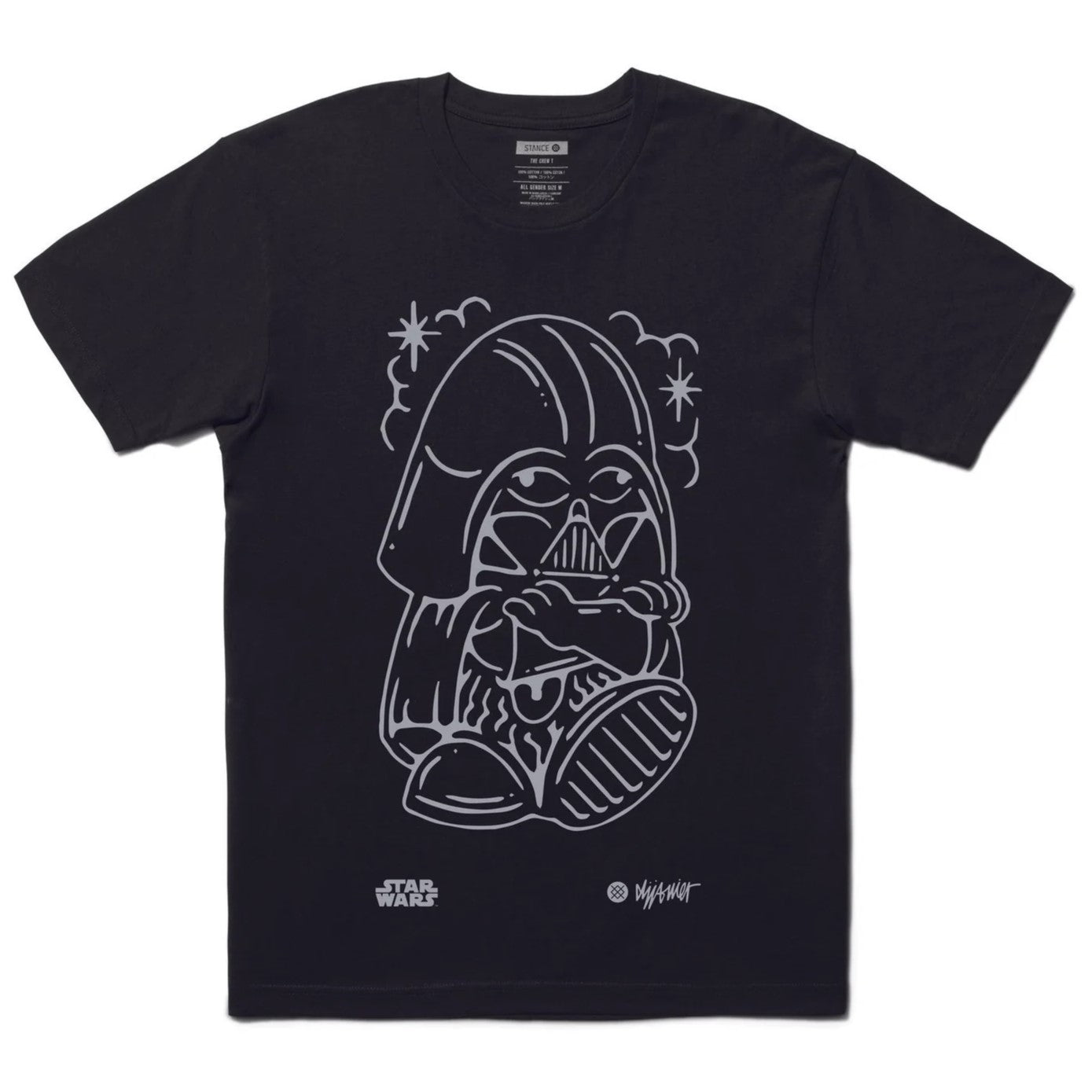 Stance Unisex DJ Darth Ss Tee Black