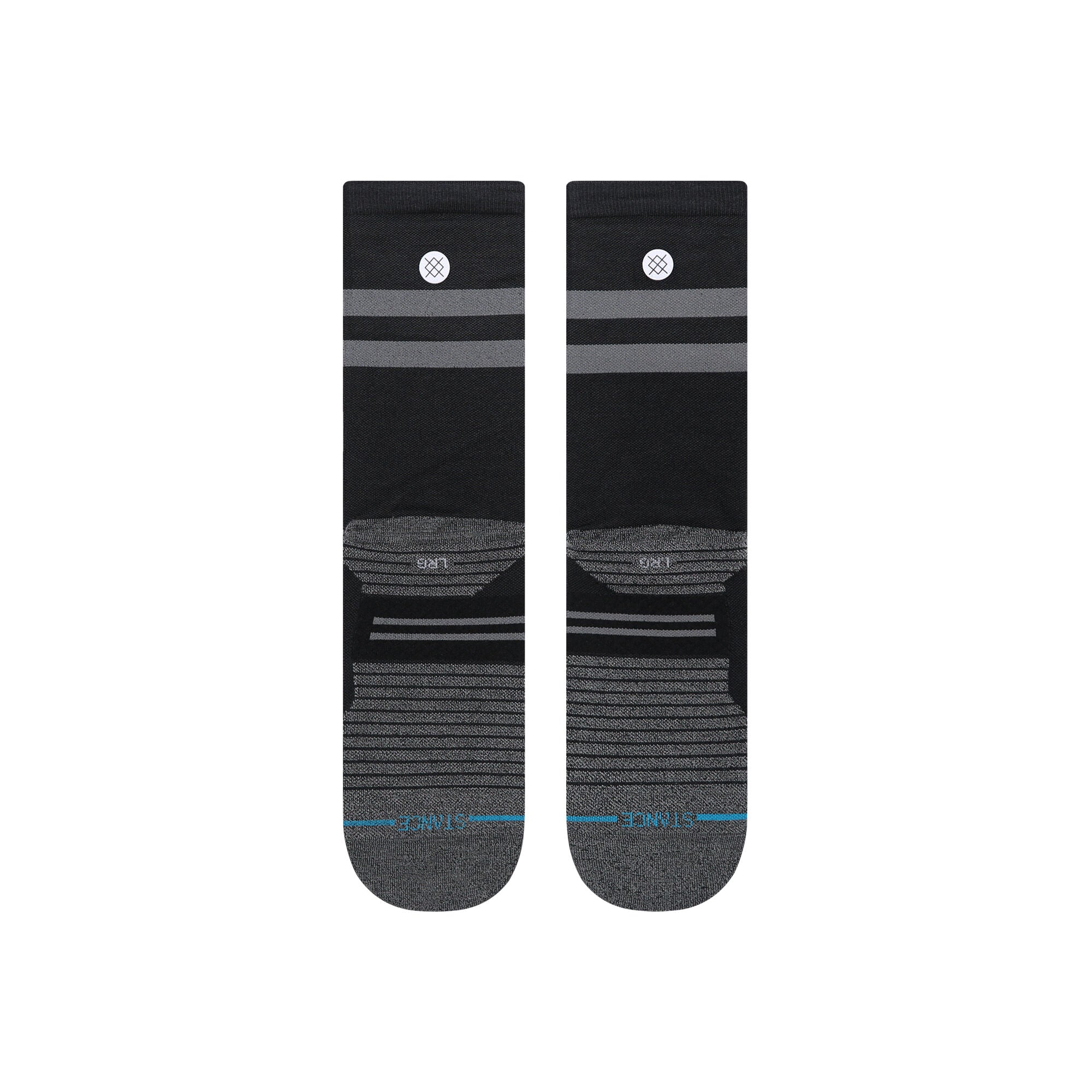 Stance Unisex Run Light Crew Socks Black