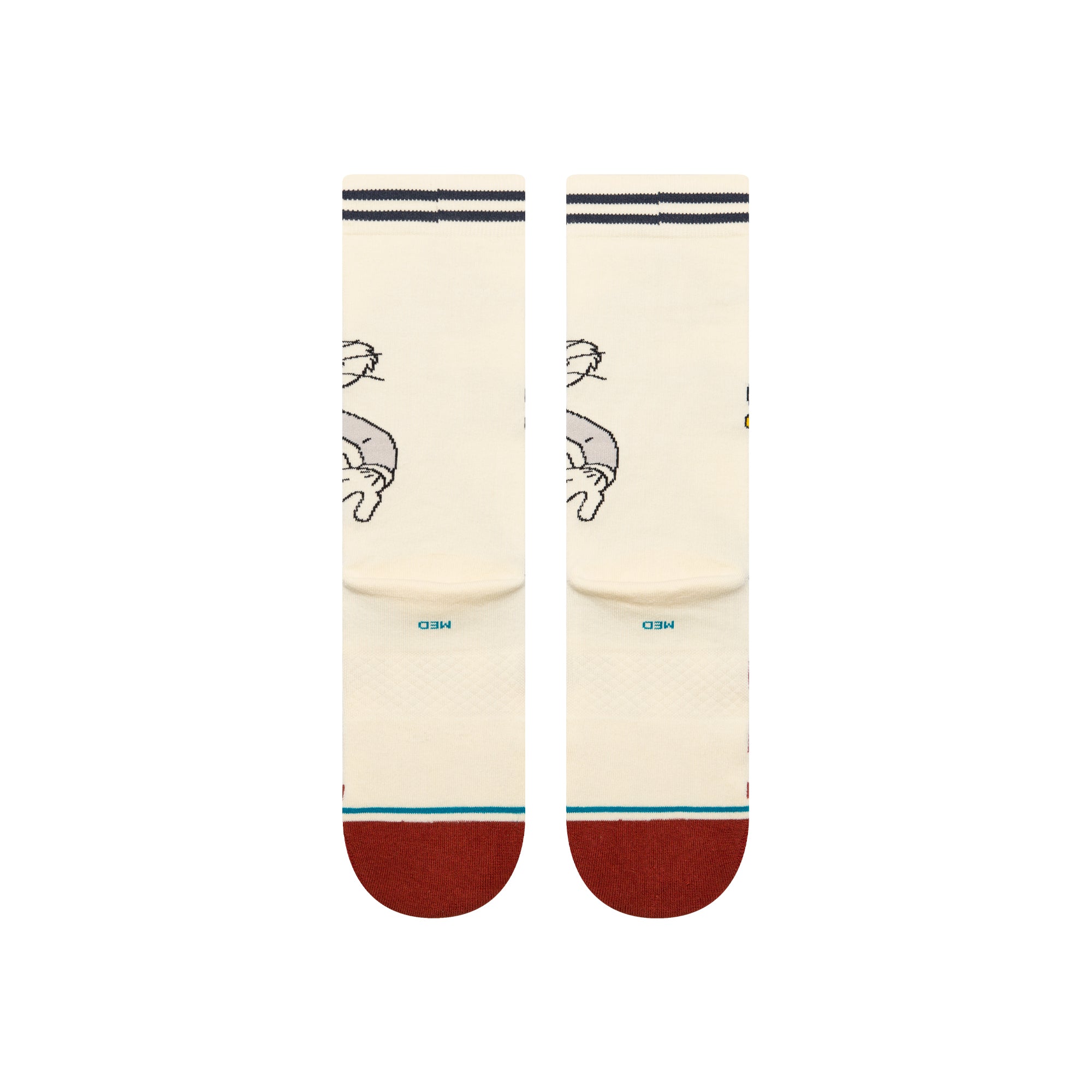 Stance Unisex Bugs Crew Vintage White