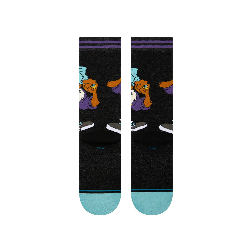 Stance Unisex Taz Crew Socks Black