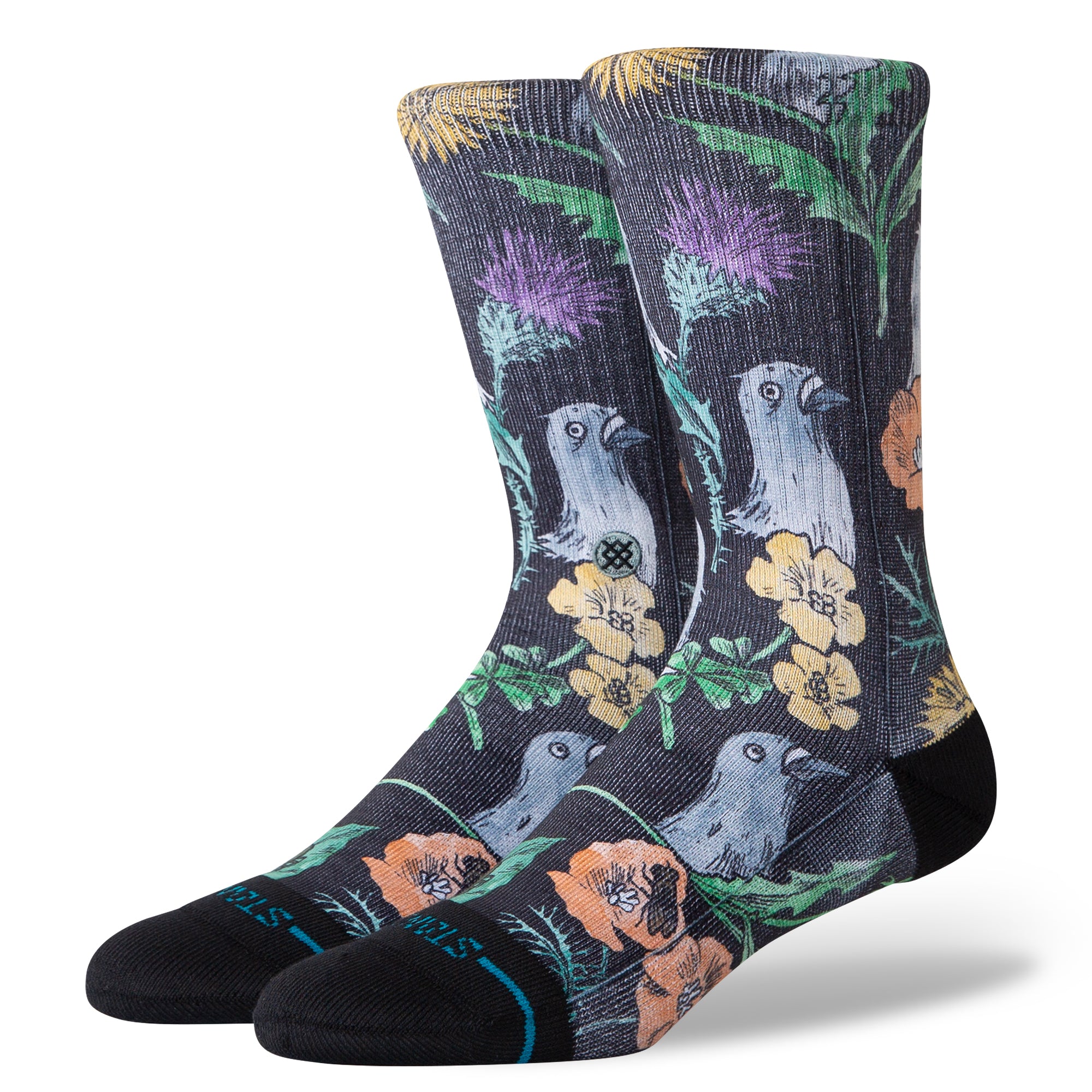 Stance Unisex Just Flocked Black