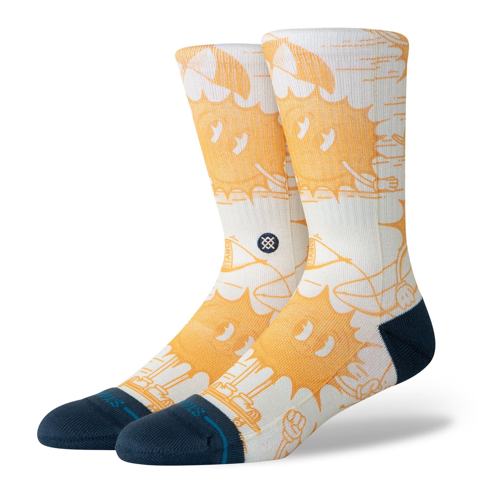 Stance Unisex Sonnys Crew Yellow