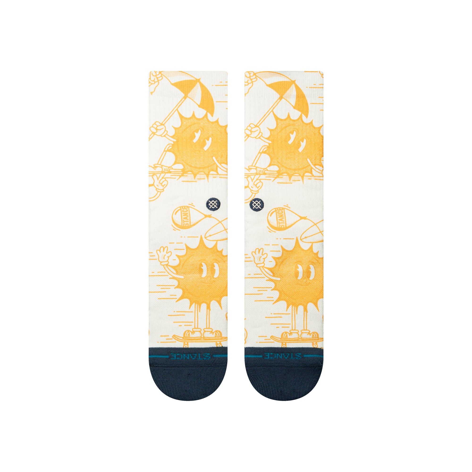 Stance Unisex Sonnys Crew Yellow