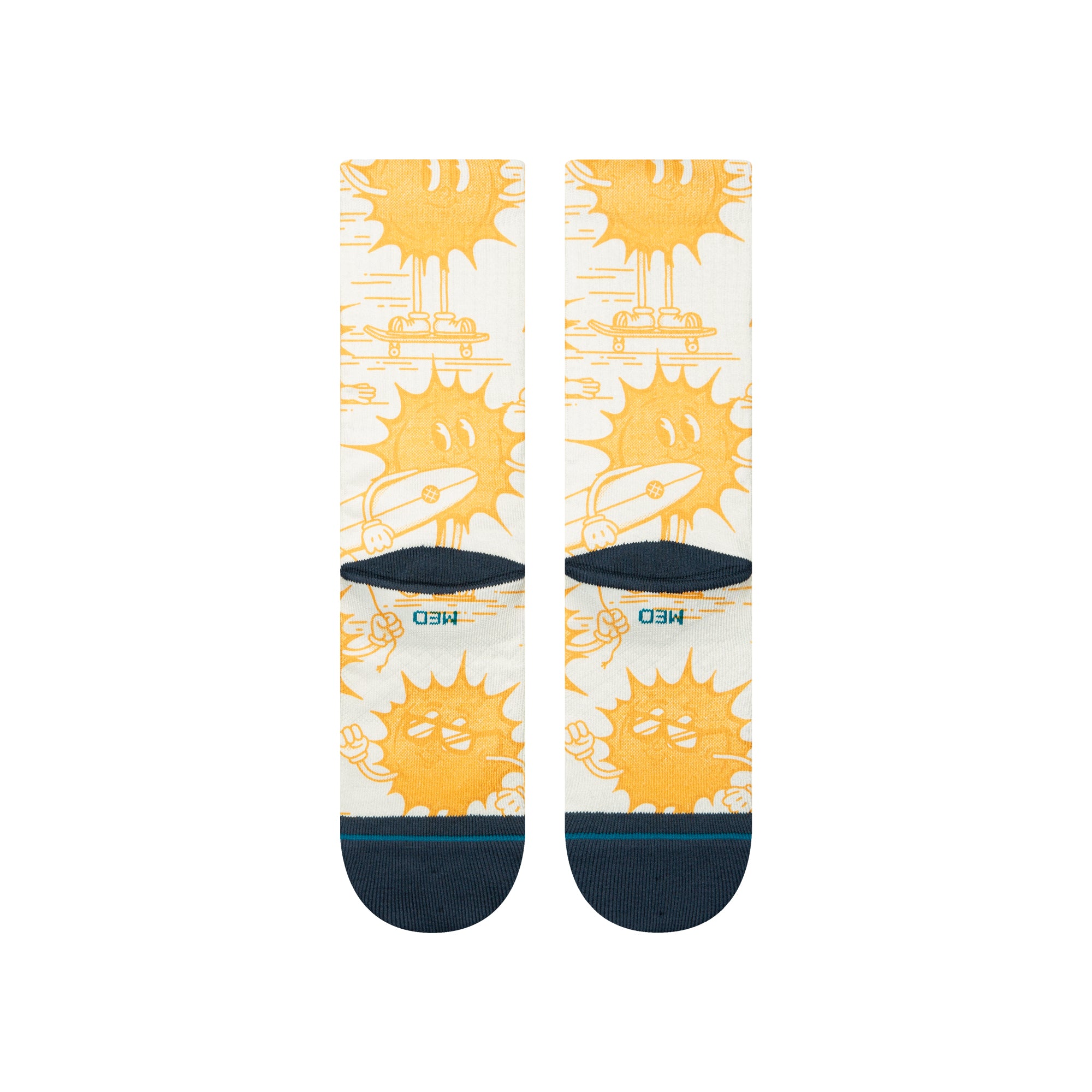 Stance Unisex Sonnys Crew Yellow