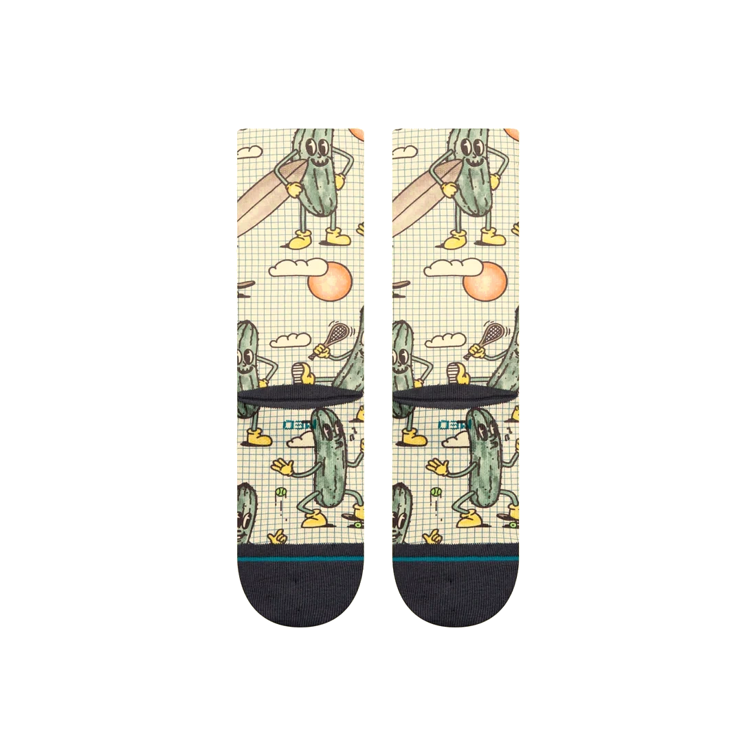 Stance Unisex Feeling Pickled Crew Socks Cream