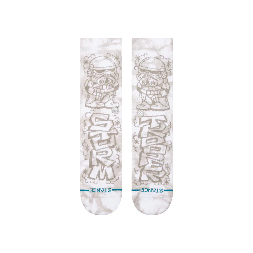 Stance Unisex DJ Trooper Crew White