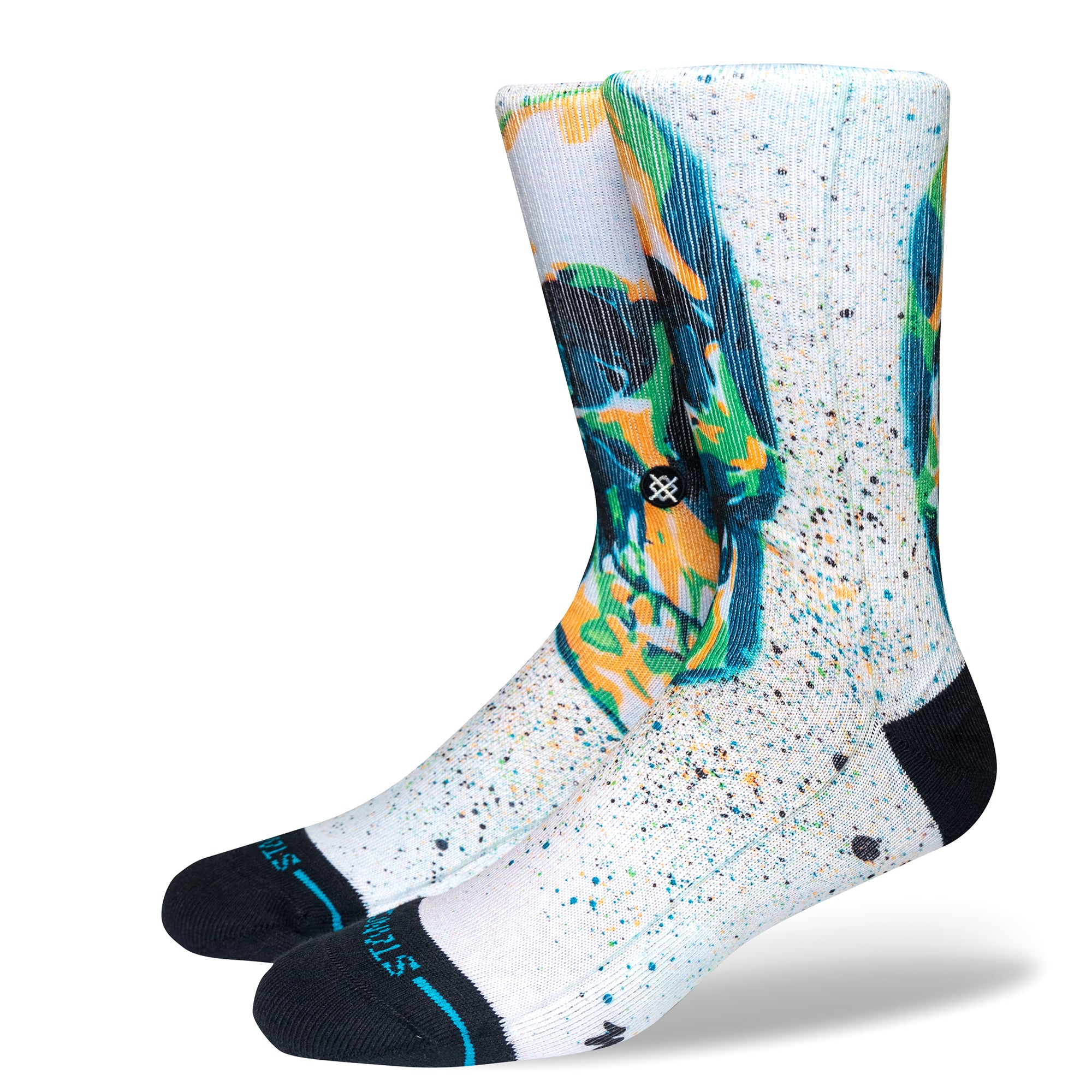 Stance Unisex Mo Skull Socks White