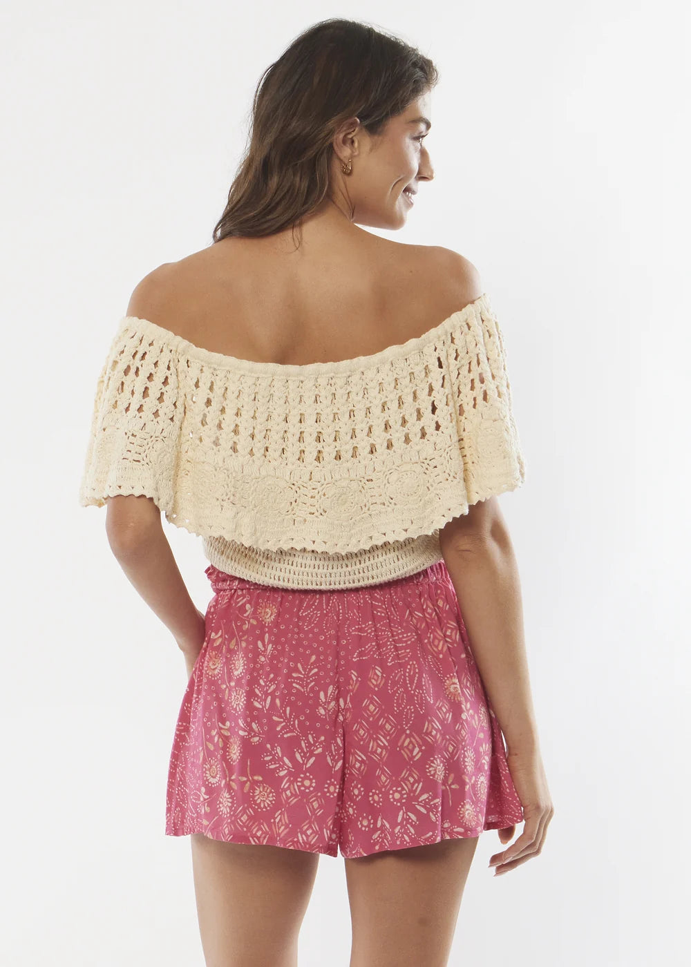 Amuse Womens Endless Summer Off Shoulder Knit