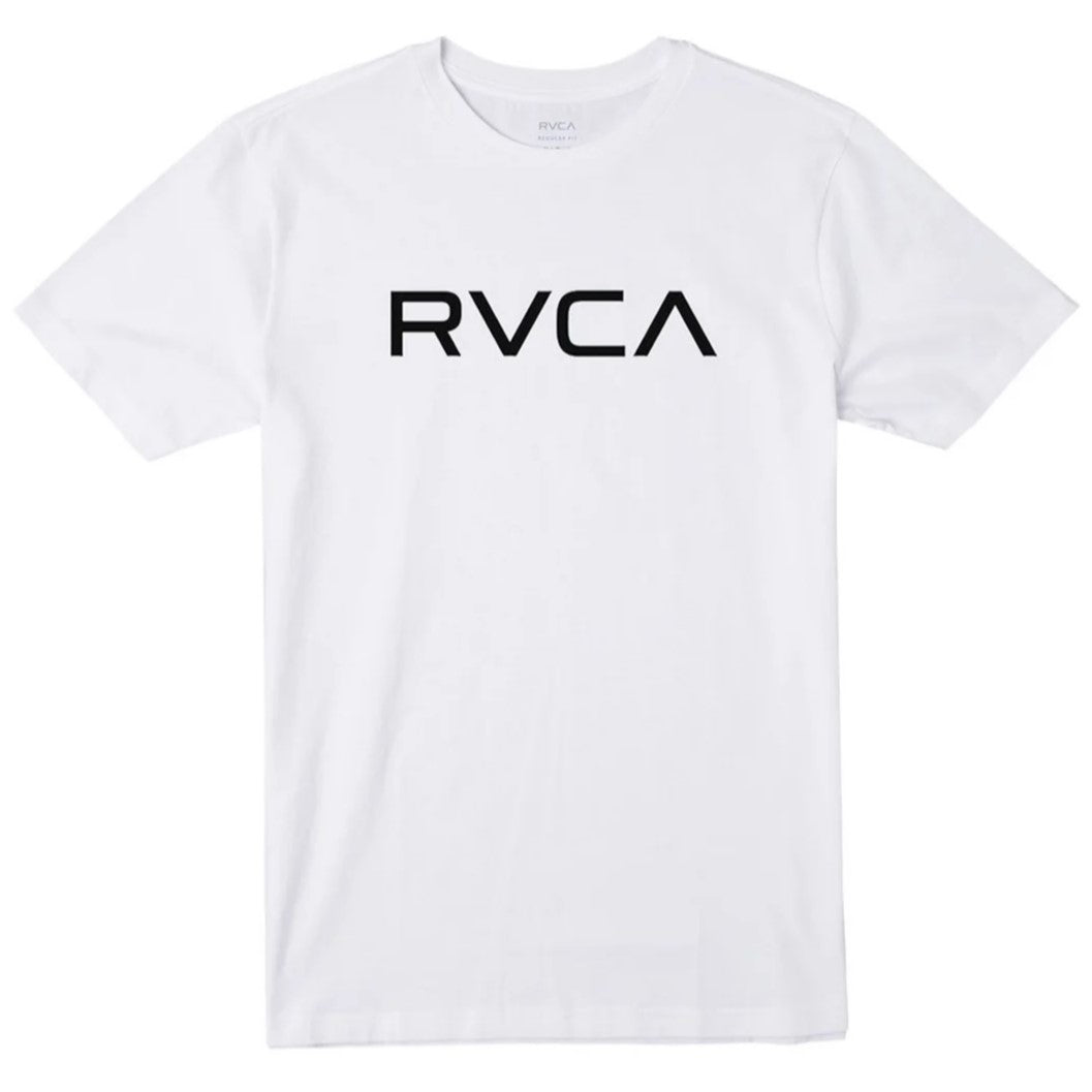 RVCA Boys Big RVCA Ss Tee White Black