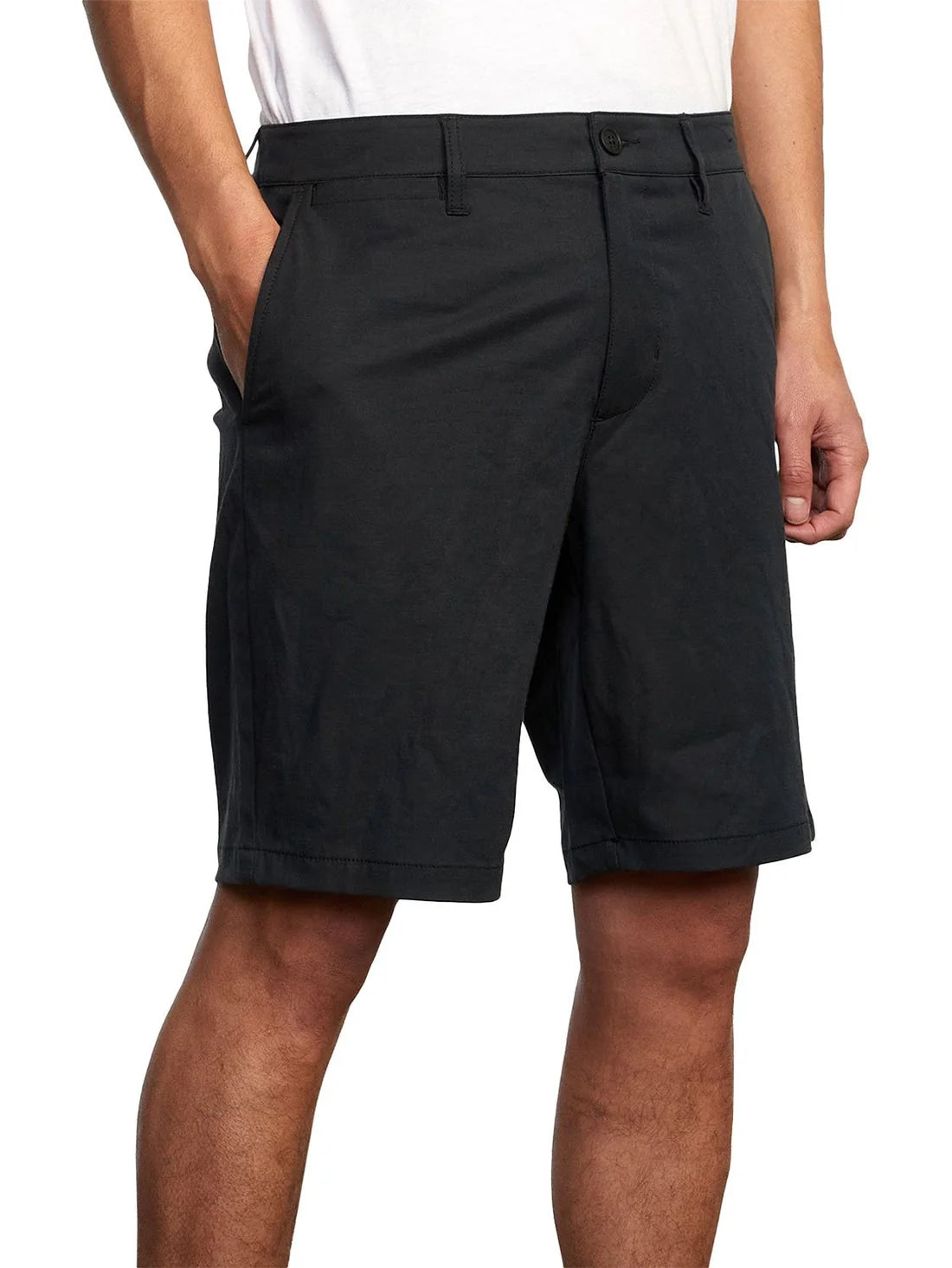 RVCA Mens Back In Hybrid Boardshort Black