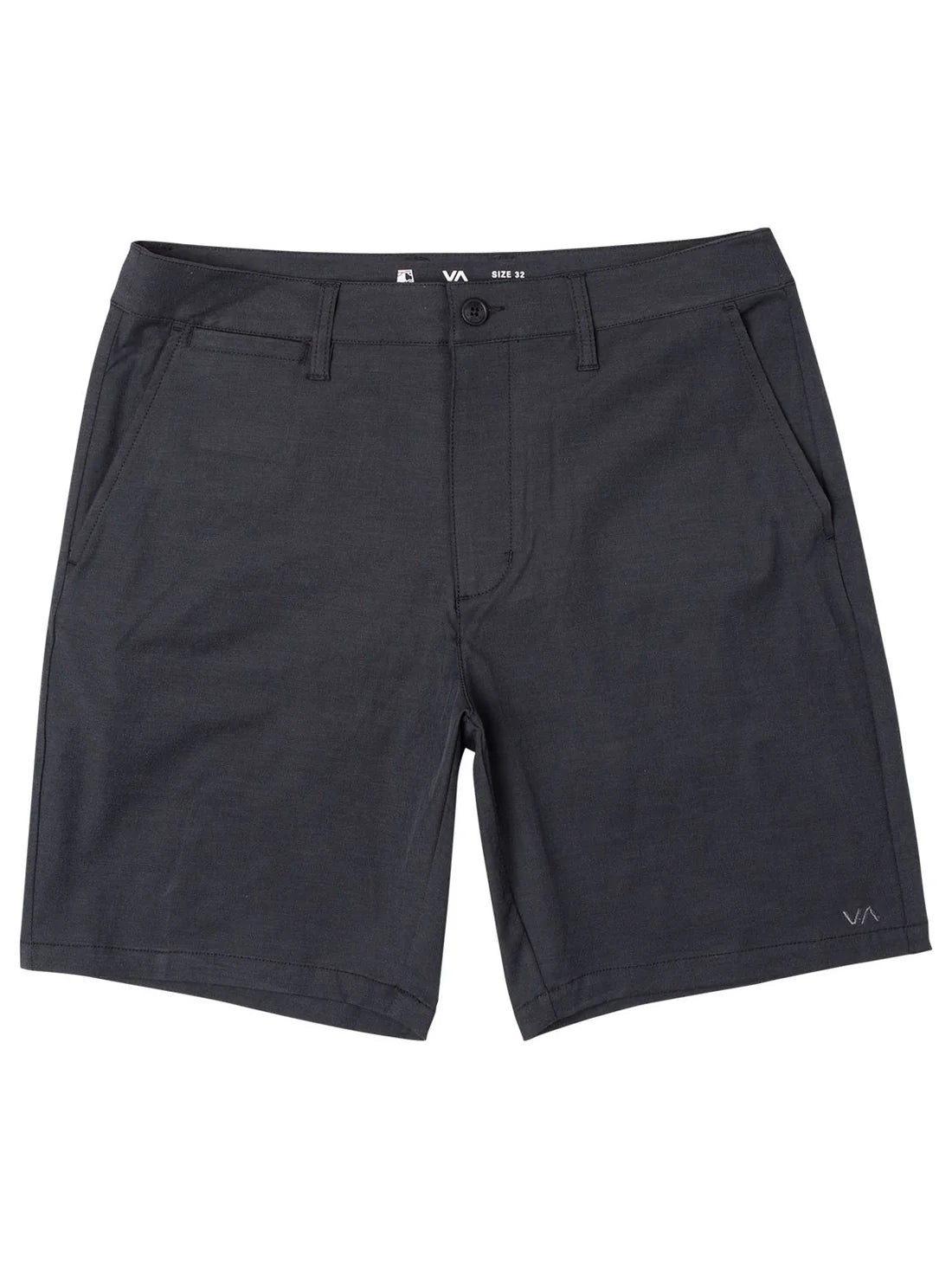 RVCA Mens Back In Hybrid Boardshort Black