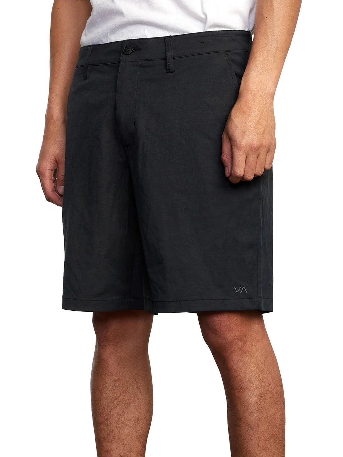 RVCA Mens Back In Hybrid Boardshort Black